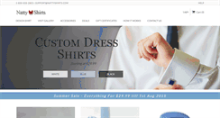 Desktop Screenshot of nattyshirts.com